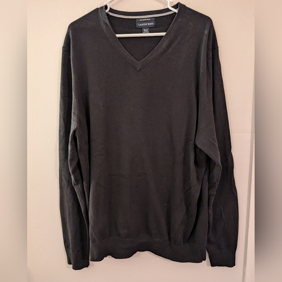3 For $12 Clearance Lands End‎ 100% Cotton Sweater - Picture 1 of 3